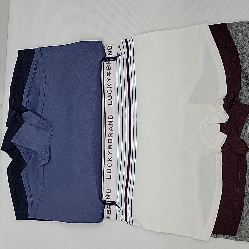 Lucky Brand Women's Boyshorts - Gray, Blue, Red - Picture 5 of 8